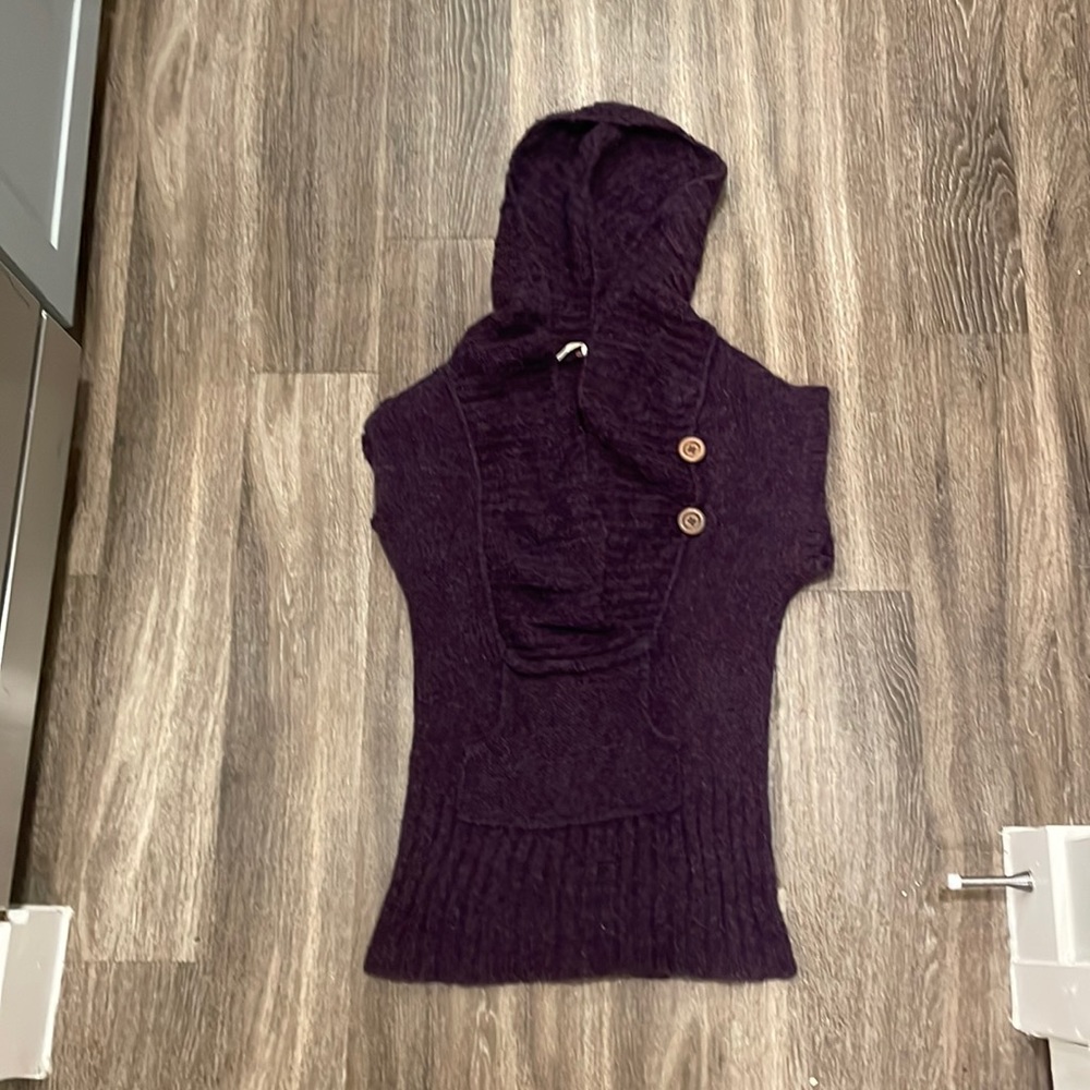 Free People Purple knit sweater size small